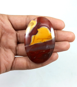 Lot en gros de cabochons en jaspe mookaïte naturel de formes variées, qualité supérieure, taille personnalisable pour pierres précieuses en vrac - Product Image 6