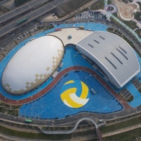 Structure de membrane gonflable multifonctionnelle en forme de dôme pour le volley-ball, stade sportif