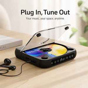 Mini lecteur CD portable Kpop avec sortie audio pour système de haut-parleurs stéréo HiFi domestique, fournisseur OEM Chine Shenzhen - Product Image 2
