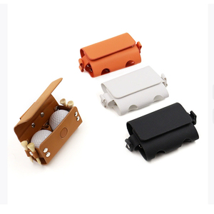 Vente exclusive : Organisateur de balles de golf en cuir PU de qualité inégalée, très résistant, avec sac suspendu pour les acheteurs en gros - Product Image 1