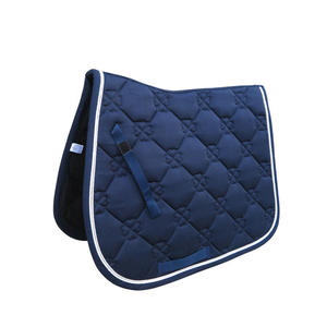 ชุดอุปกรณ์ขี่ม้าคุณภาพสูง สีเขียวฮันเตอร์ แผ่นรองอาน ผ้าพันขาสำหรับโปโล ไส้ใยโพลีเอสเตอร์ ที่คลุมหูม้า - Product Image 3