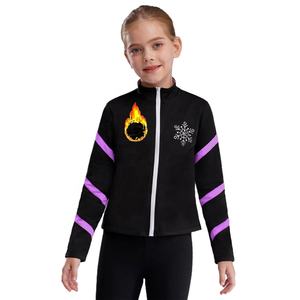 ชุดฝึกเต้นสำหรับเด็ก6-16ชุดยิมนาสติกของเด็กผู้หญิง3ชิ้นชุดยิมนาสติกลีลาสำหรับการแข่งขันสเก็ตลีลา - Product Image 3