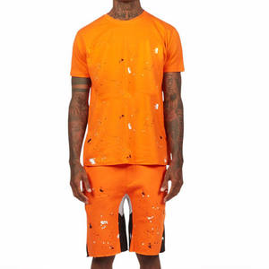 Ensemble t-shirt et short légers pour homme, tenue de sport décontractée en deux pièces pour la salle de sport, la remise en forme, l'entraînement quotidien - Product Image 6
