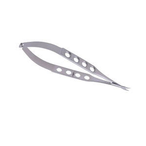 Ciseaux microscopiques manuels personnalisés en acier inoxydable, lame incurvée et aiguisée, dispositif médical de classe I, pour chirurgie générale, avec poignée chirurgicale - Product Image 2