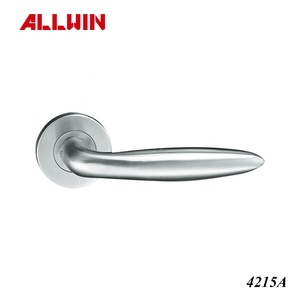 OEM ODM Modern Design Office & Hotel <b>Door</b> Lever <b>Handle</b> with Round Rose - Product Image 5