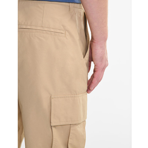 Nouveau pantalon cargo léger pour homme été 2025, 100 % coton respirant, taille mi-haute avec cordon de serrage, style décontracté, teint uni - Product Image 3