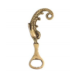 Abridor de Botellas Dorado Brillante, Abridor de Tapas de Cerveza y Refresco de Metal de Lujo, Accesorio Elegante para Bar, Cocina, Fiestas y Decoración del Hogar - Product Image 1