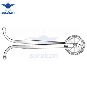 Goniómetro Thole de 34 cm / 13-1/2 Pulgadas, Instrumento de Medición Ortopédico de Acero Inoxidable para la Evaluación del Ángulo de las Articulaciones - Product Image 4