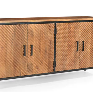 Aparador con Paneles Acordonados y Estilo Moderno de Mediados de Siglo para Sala de Estar - Product Image 1