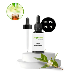 Huile essentielle d'Amyris distillée à la vapeur pour l'aromathérapie et les cosmétiques par Aromaaz International - Product Image 1