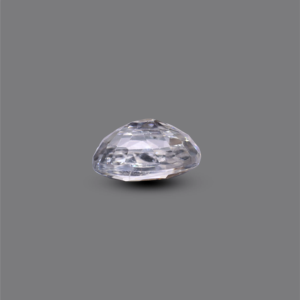 Aigue-marine verte ovale non montée - 4,15 carats, zircon blanc de luxe pour bijoux fins - Product Image 3