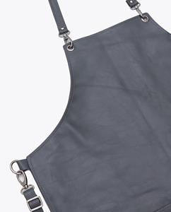 Genuine Leather Executive Chef Apron for High-End Kitchens-Luxury Professional Cooking Uniform Waterproof Smell Proof Heavy Duty - Product Image 3