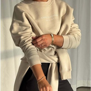 Sudadera con Capucha de Invierno para Mujer con Logotipo Personalizado OEM, con Pedrería y Logotipo Frontal, Diseño de Moda Cómodo y Holgado - Product Image 5