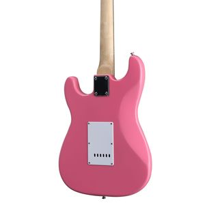 Kit Chitarra Elettrica KST Elegante Rosso Rosa con Pickup HSS, Amplificatore 5W, Borsa, Tracolla, Corde e Accessori per Strumenti Musicali - Product Image 5