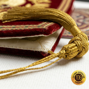 Vestimenta Litúrgica Ortodoxa Bordada a Mano con Oro para Sacerdotes, Diseño de Cruz Roja y Laurel, Personalizable, ShineWays - Product Image 4
