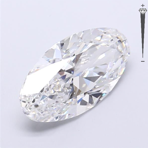 Diamante Cultivado en Laboratorio con Certificación IGI, Corte MOVAL de 3.97 CT, Color D, Claridad VVS2, CVD LG 735516675, ROYAL GEMS SUPER, para Joyería - Product Image 2