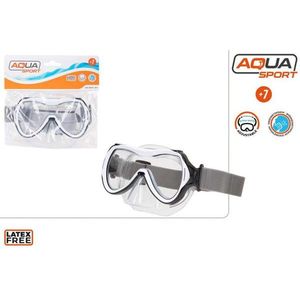 Maschera Subacquea Junior Aqua Sport con 1 Lente, Cinturino Regolabile, Senza Lattice, per Snorkeling e Sport Acquatici - Product Image 1
