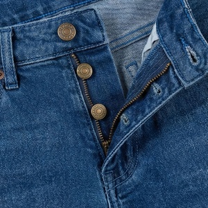 Shorts en jean sexy pour femme, couleur personnalisable, taille haute, mini, respirant, coupe ajustée, taille élastique, fermetures éclair, style string, été - Product Image 4