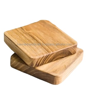 Nouveau design Ensemble créatif Dessous de verre escargot en bois de noyer Ensemble blanc naturel personnalisé Dessous de verre en liège en bois pour boissons avec support - Product Image 4