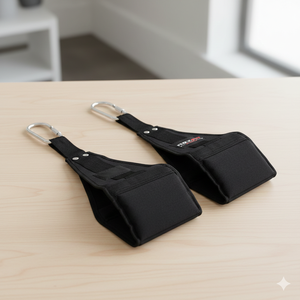 Sangles de fitness réglables Rexfit Sport avec système de suspension robuste pour barre de traction, exercices abdominaux et levées de jambes - Product Image 4