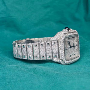 Luxury Watches VVS1 Moissanite Watch Iced Out for Men Diamond Pass Tester Hip Hop <b>Automatic</b> Movement with Box USA Uk Reloj Bulk - Product Image 1