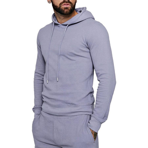 Conjunto de Sudadera con Capucha y Pantalones Cortos para Hombre, de Alta Calidad, Estampado Informal, Manga Larga, para Otoño, Color Sólido, Diseño Personalizado, Lavado Ácido, 100% - Product Image 5