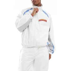 Chaqueta Cortavientos de Alta Calidad, Conjunto Deportivo Personalizado, Traje para Correr, Corte Regular, Peso Medio, Sudadera con Cremallera, Pantalones Deportivos, Conjunto Deportivo Unisex de Invierno - Product Image 1