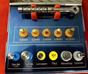 Lab Abutment Universal Implant Tool Screw <b>Drivers</b> / Dental Implant System Surgical Kit Screw Removal Kit by Blush surgical - Product Image 1