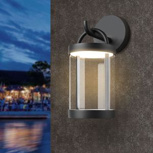 Lampada da Parete LED Classica Impermeabile IP65, Illuminazione Rotonda per Esterni, Applique da Parete 32333 - Product Image 2