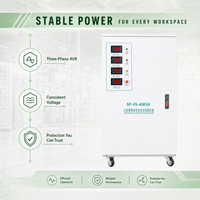 Stabilisateur de tension triphasé haute performance 40 kVA 380 V, régulateur automatique pour usine textile et engrenages de machine à tisser