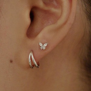 [W Island] WBL Parche Auricular Transparente de Acupresión con Joya Brillante, Resistente al Agua 72 Horas, Diseño Floral - Product Image 3