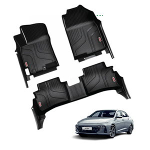 Revêtements de sol personnalisés en TPE de haute qualité pour Hyundai pour Accent 2018 + tapis de voiture de livraison rapide OEM sans odeur tous temps antidérapants - Product Image 1