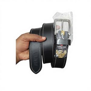 Great Giftware Men Sporty Long-lasting Custom <b>Printed</b> <b>Cow</b> Hide Leather Belt Square Buckle for <b>Jeans</b> Pants Office Wear Wedding - Product Image 1