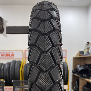 Neumático de Motocicleta KUMA K527 Sin Cámara de Alta Calidad y Alto Rendimiento, 110/90-16, Negro, Vietnam, 12 Meses de Garantía, Todoterreno - Product Image 1