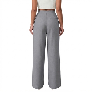 Wholesale <b>Women</b> Breathable <b>Summer</b> Loose Lightweight New Latest Wholesale <b>Women</b> <b>Trouser</b> Casual Drawstring Waist <b>Women's</b> <b>Trousers</b> - Product Image 3