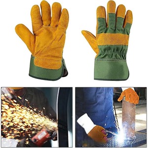 TIG Welding <b>Gloves</b> Thick Safety Cuff Protect Welder Work Full Palm Split Leather Waterproof Heat Hot Sale Heavy Duty - Product Image 4