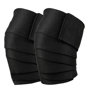 Nouvel Arrivage : Bandes de Soutien Unisexe pour Genoux et Coudes, Personnalisables avec Logo, Douces, Respirantes, Élastiques et Ajustables pour l'Entraînement en Salle de Sport et l'Haltérophilie - Product Image 4