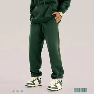 ชุดเซ็ตเสื้อฮู้ดดี้และกางเกงขายาวทรงโอเวอร์ไซส์ ผ้าฟลีซ ระบายอากาศได้ดี สีพื้น แบบสวมใส่สบาย ทรงปกติ สำหรับฤดูหนาว สไตล์สปอร์ต ปี 2026 รุ่น Unisex - Product Image 6