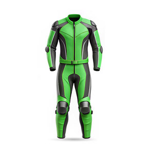 Combinaison de moto de course en cuir véritable sur mesure de haute qualité, manches longues, 360g, coupe-vent, grande taille, imprimée, respirante FREEZY - Product Image 5