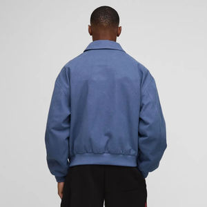 Veste bomber varsity en molleton de coton sur mesure pour homme grande taille, respirante, style streetwear - Product Image 4