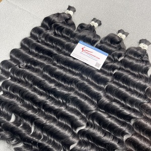 Vente flash Extensions de cheveux naturels noirs Deepwave 100% cheveux humains Article chaud Meilleure qualité Pas de perte Pas de nœuds - Product Image 6