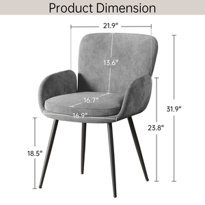 Chaise de salle à manger au design unique et élégant OEM, mobilier de salle à manger contemporain du Vietnam, MD05 - Product Image 3