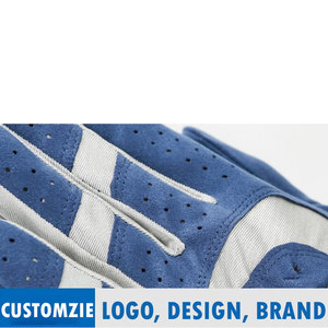 Guante de Golf para Hombre, Microfibra Suave, Blanco/Azul/Gris, para Mano Derecha, Antideslizante, Transpirable, Diseños Personalizados, Ropa Deportiva - Product Image 5