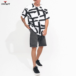 Camiseta de Hombre 100% Algodón con Estampado Personalizado, Calidad Premium, Manga Corta, Ecológica, Transpirable, Tejido Worsted de 180g, Corte Holgado - Product Image 5