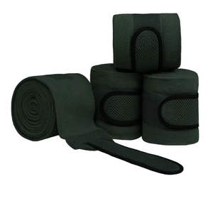 Juego de vendajes y botas de polo ecuestre estándar internacional, material de forro polar, color personalizable - Product Image 1