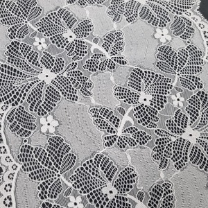 Floral Stretch <b>Lace</b> Fabric 20cm Lightweight Nylon Spandex <b>Elastic</b> Warp Knit Lingerie Bra Panties Dress Trim Apparel Customized - Product Image 1