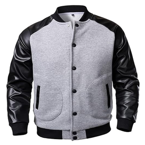 เสื้อแจ็คเก็ตเบสบอลแบบสั่งทำพิเศษสำหรับผู้ชาย รุ่น Voristy - Product Image 1