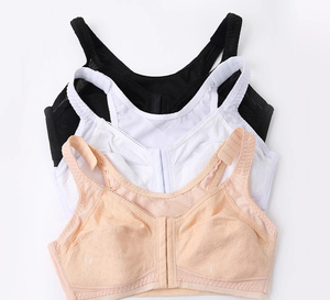 Soutien-gorge de sport pour femme, doux, sans armatures, avec soutien en dentelle, dos croisé, couvrance intégrale, respirant, grande taille, pour le fitness et le sport - Product Image 5