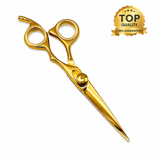 6.5 Inch <b>Long</b> Japanese J2 Stainless Steel Blue Titanium Coated Professional Hairdressing Barber Scissor <b>Shears</b> - Product Image 6