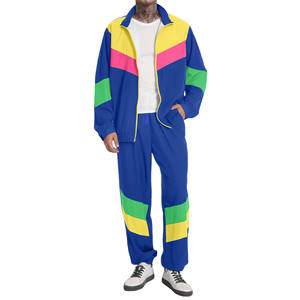 Conjunto Deportivo Informal de Invierno Personalizado Estilo Vintage, Chaqueta y Pantalones Deportivos de Nailon para Correr, Trajes Deportivos de Nailon para Hombre - Product Image 1